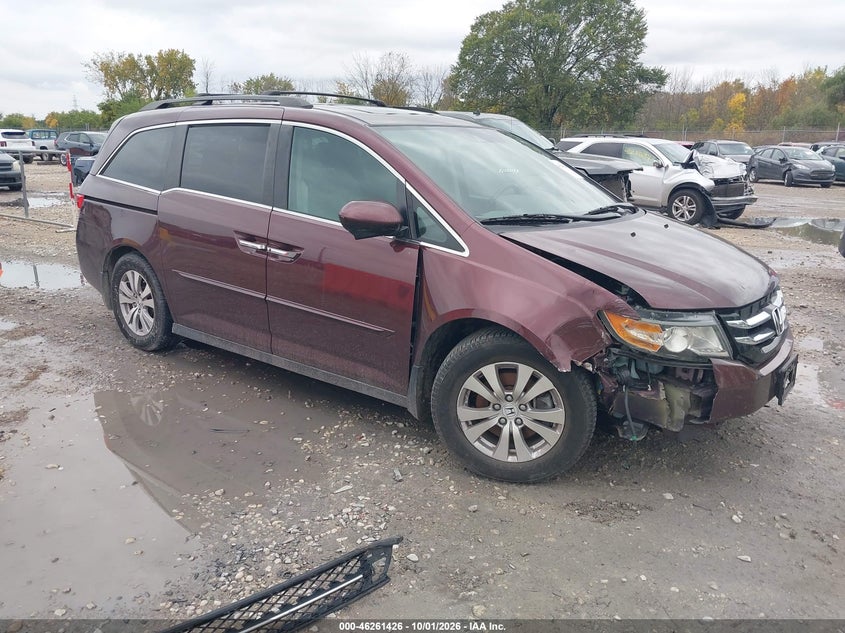 Vin: 5fnrl5h68fb027879, lot: 46761495, honda odyssey ex-l 20151