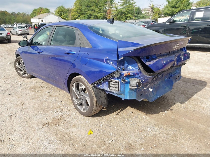 Vin: kmhlm4dg0su880754, lot: 46761520, hyundai elantra sel sport 20253