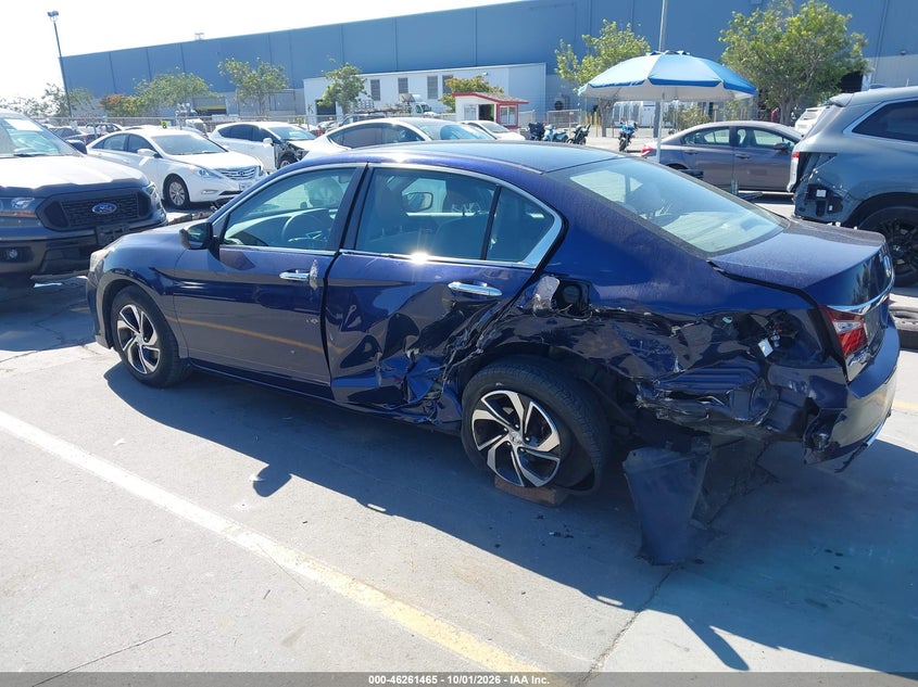 Vin: 1hgcr2f37ga080032, lot: 46761534, honda accord lx 20163