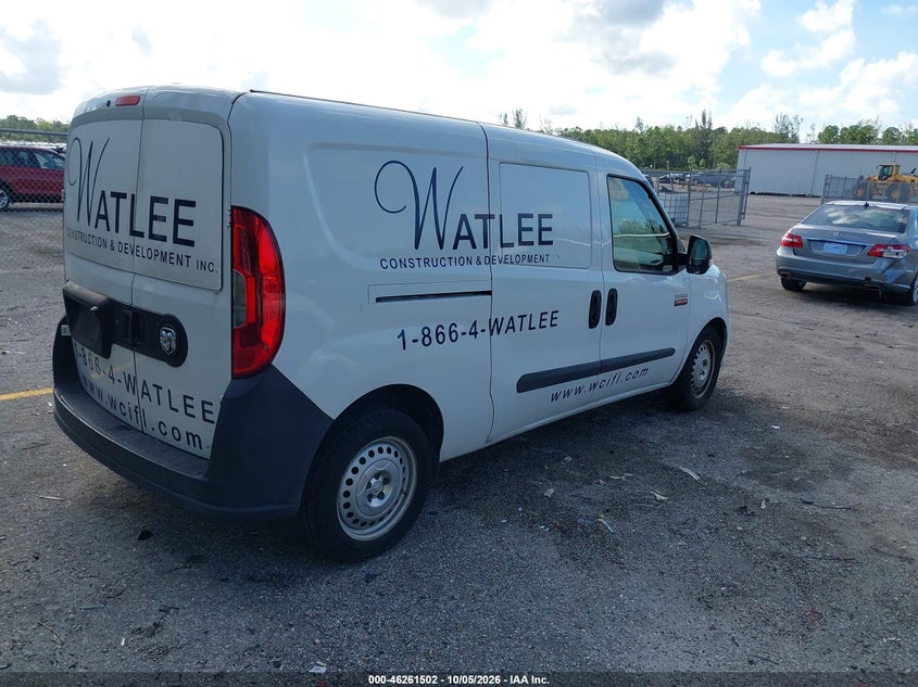 Vin: zfbhrfab8l6p39908, lot: 46761571, ram promaster city tradesman 20204