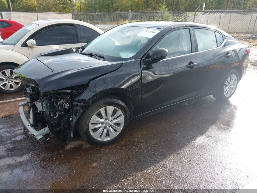 Vin: 3n1ab8bv6sy303558, lot: 46761575, nissan sentra s 20252