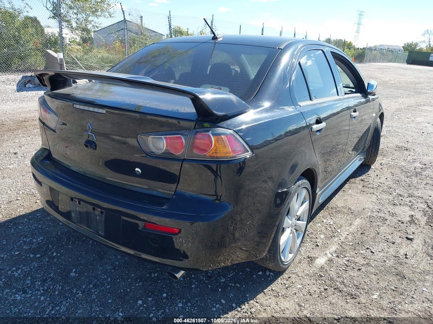 Vin: ja32u8fwxeu002280, lot: 46761576, mitsubishi lancer gt 20144