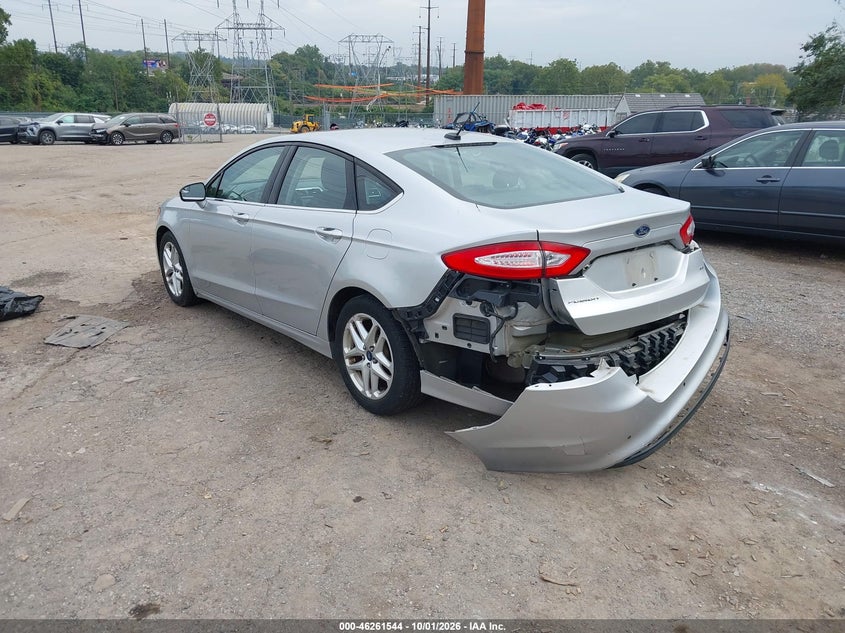 Vin: 3fa6p0h75fr273439, lot: 46761613, ford fusion se 20153
