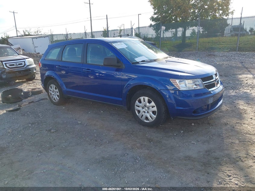 Vin: 3c4pdcab8ft688667, lot: 46761630, dodge journey american value pkg 20151
