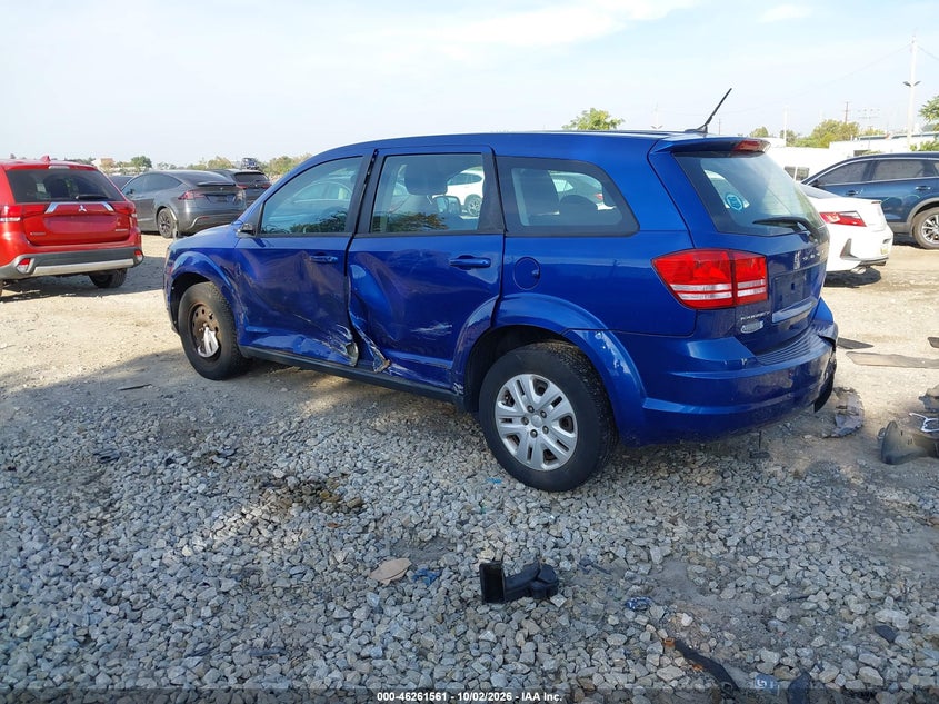 Vin: 3c4pdcab8ft688667, lot: 46761630, dodge journey american value pkg 20153