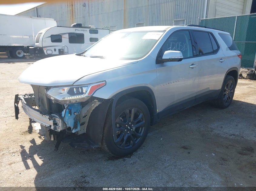Vin: 1gnevjkw2lj127806, lot: 46761648, chevrolet traverse awd rs 20202