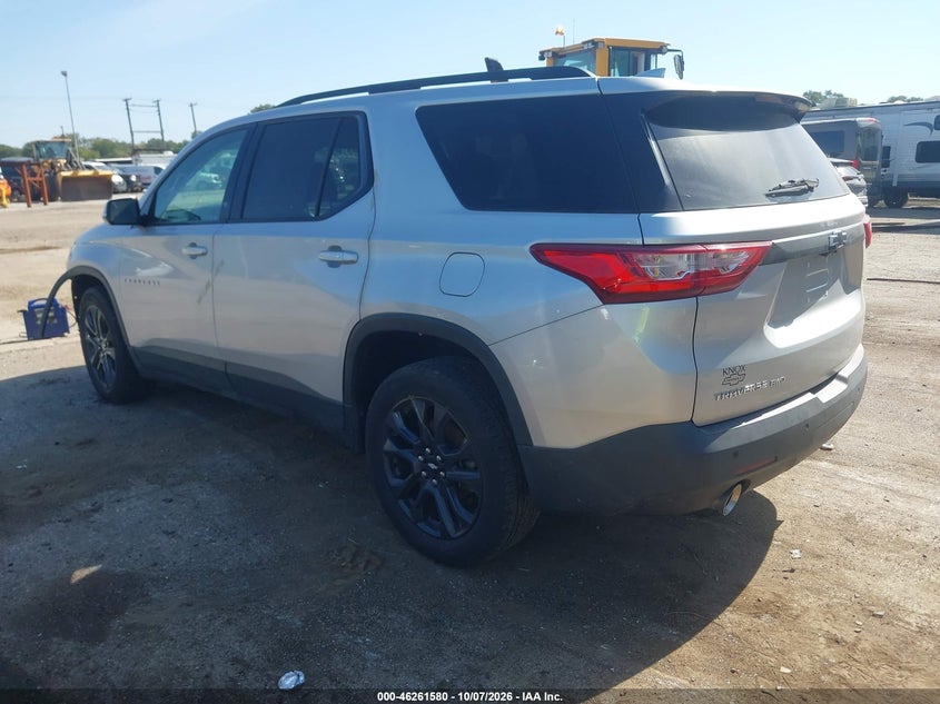 Vin: 1gnevjkw2lj127806, lot: 46761648, chevrolet traverse awd rs 20203