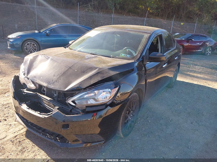2019 Nissan Sentra S, Front End, IAAI, VIN 3N1AB7AP3KY384788 — photo 2