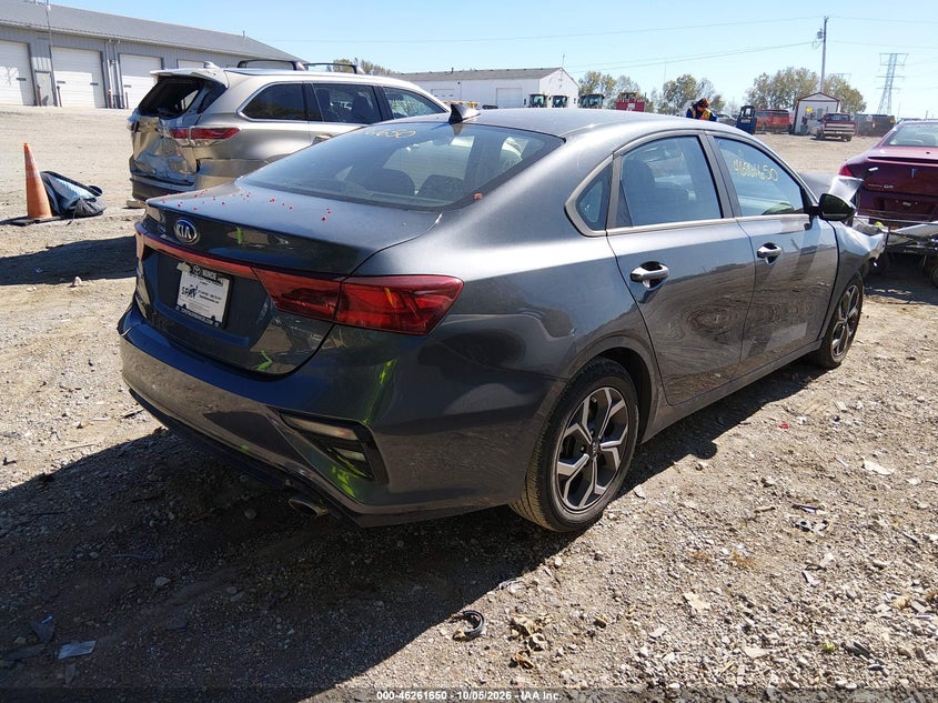 Vin: 3kpf24ad6ke059240, lot: 46761719, kia forte lxs 20194
