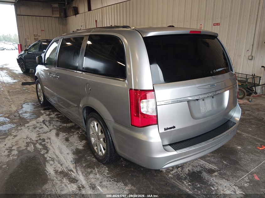 Vin: 2c4rc1bg4gr252722, lot: 46761776, chrysler town & country touring 20163