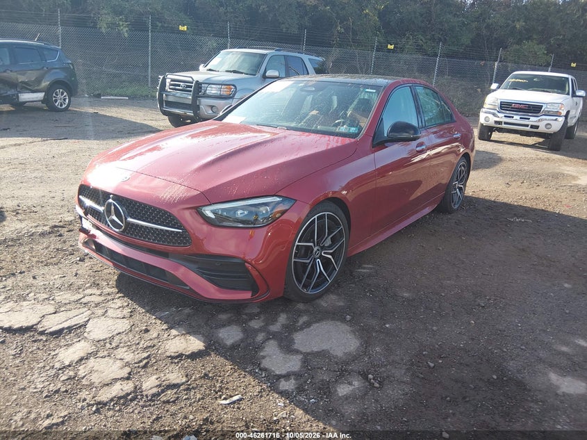 Vin: w1kaf4hbxnr054656, lot: 46761785, mercedes-benz c 300 4matic 20222