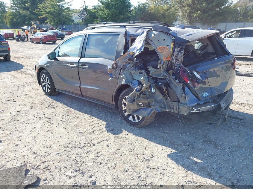 Vin: 5fnrl6h63tb015527, lot: 46761823, honda odyssey ex-l 20263