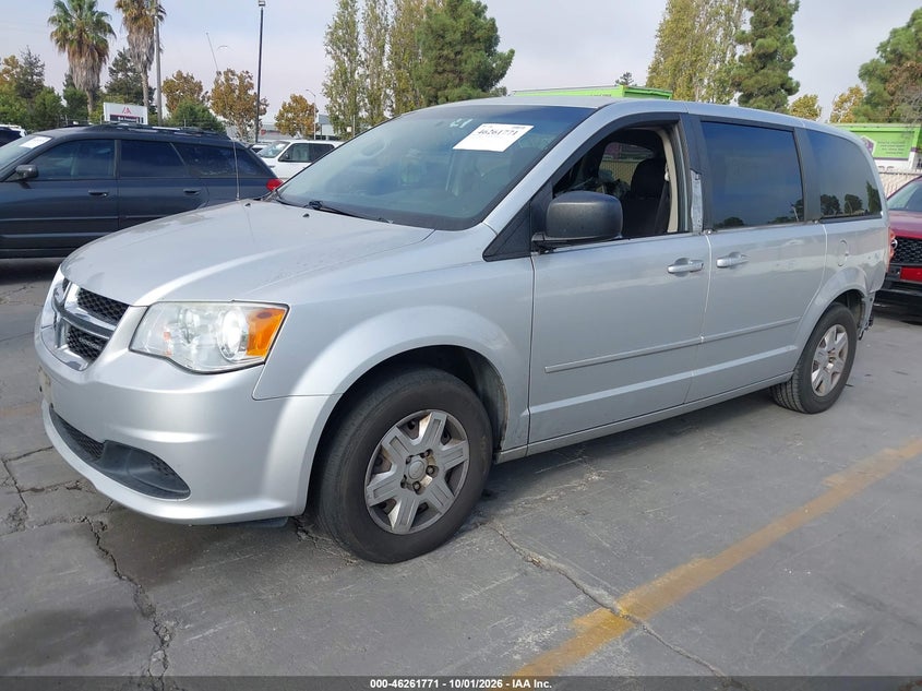 2012 Dodge Grand Caravan Se/Avp, Normal Wear & Tear, IAAI, VIN 2C4RDGBG5CR198146 — photo 2