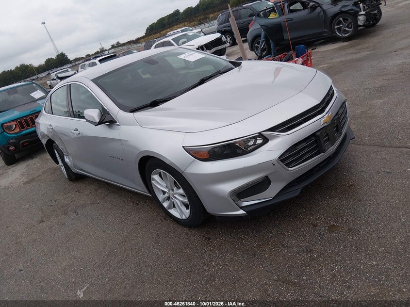 2017 Chevrolet Malibu 1Lt, Right Rear, IAAI, VIN 1G1ZE5ST5HF166285