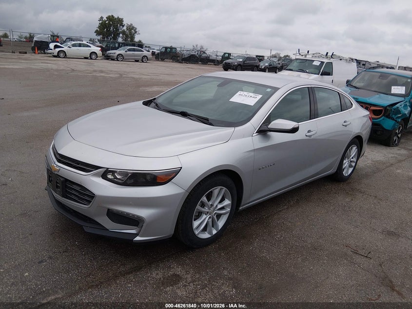 Vin: 1g1ze5st5hf166285, lot: 46761909, chevrolet malibu 1lt 20172
