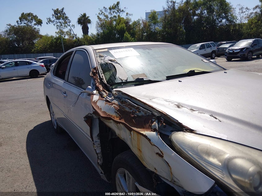 LEXUS ES 330 2006 VIN JTHBA30G365174966