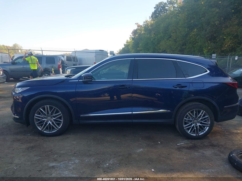 ACURA MDX 2022 VIN 5J8YE1H85NL007814