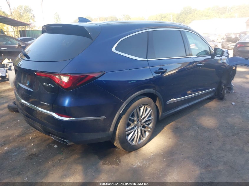 ACURA MDX 2022 VIN 5J8YE1H85NL007814