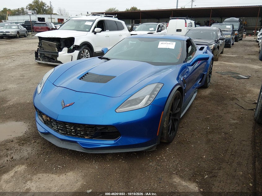 Vin: 1g1yx2d73k5112789, lot: 46761922, chevrolet corvette grand sport 20192