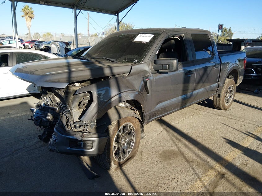 Vin: 1ftfw2l54rkd71062, lot: 46761977, ford f150 stx 20242