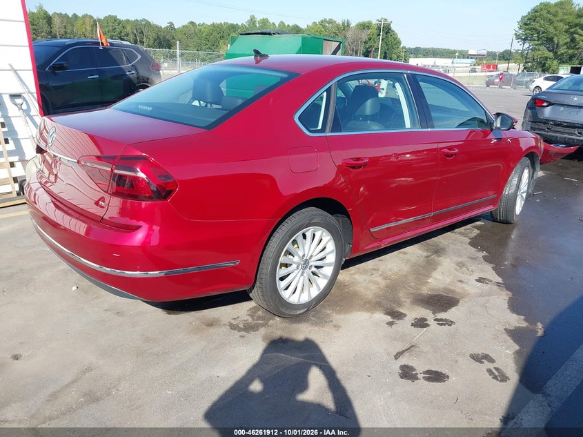 Vin: 1vwbt7a34hc013844, lot: 46761981, volkswagen passat 1.8t se 20174