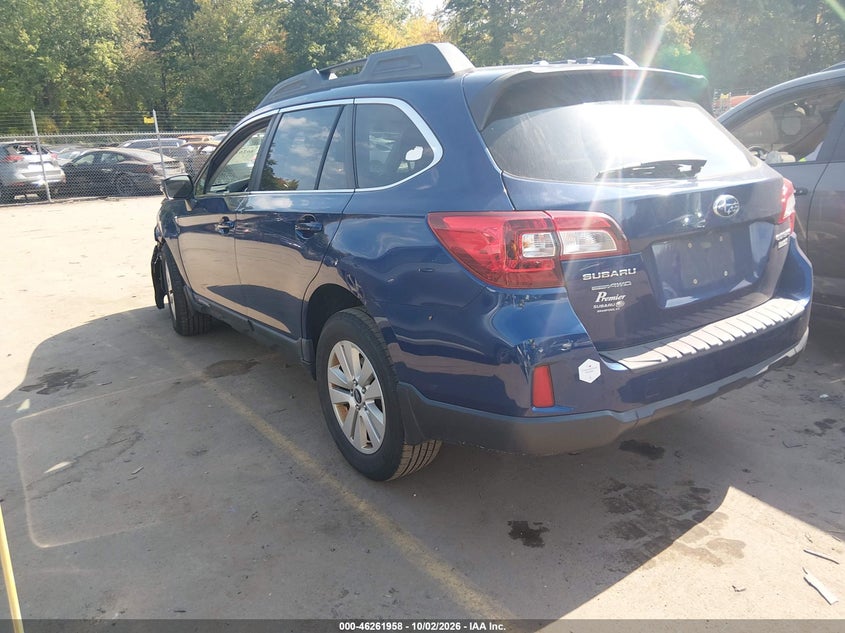 SUBARU OUTBACK 2015 VIN 4S4BSAFC6F3346664
