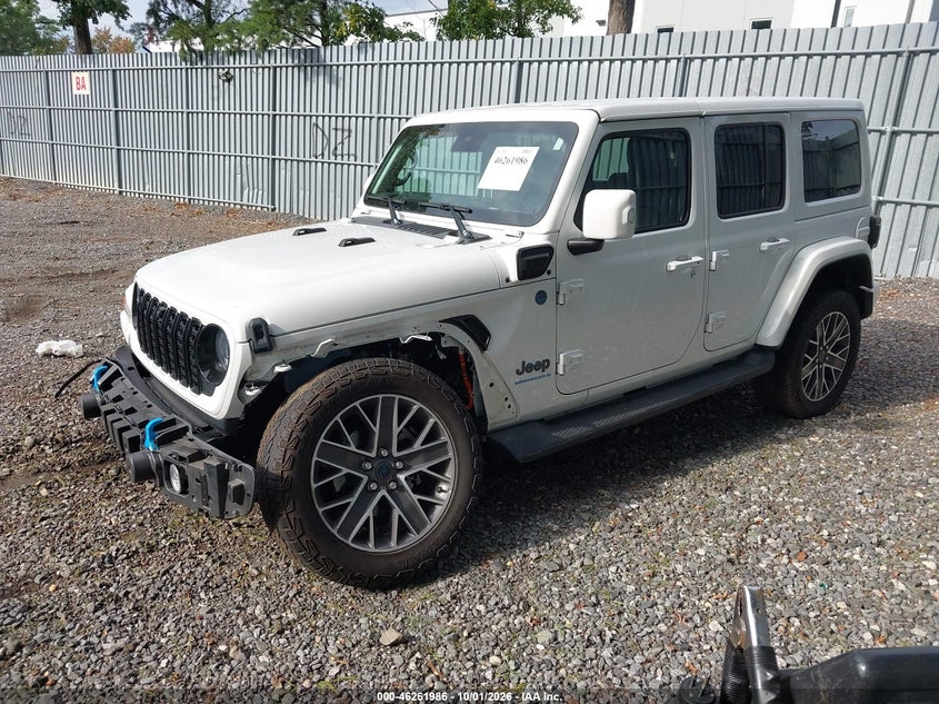 Vin: 1c4rjxu65rw294615, lot: 46762055, jeep wrangler 4xe summit 4xe 20242