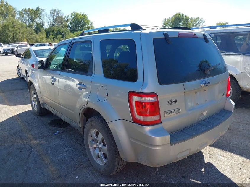 Vin: 1fmcu0eg7akb35274, lot: 46762099, ford escape limited 20103