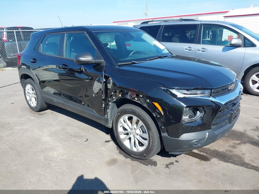 Vin: kl79mms25mb015862, lot: 46762263, chevrolet trailblazer fwd ls 20211