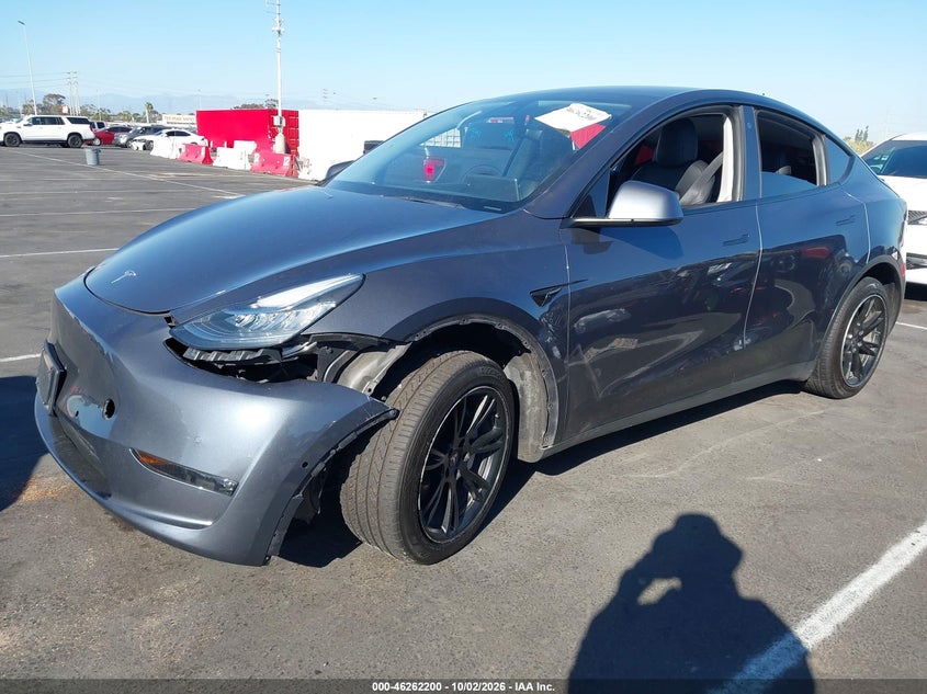 Vin: 5yjygdee8mf214817, lot: 46762269, tesla model y long range dual motor all-wheel drive 20212