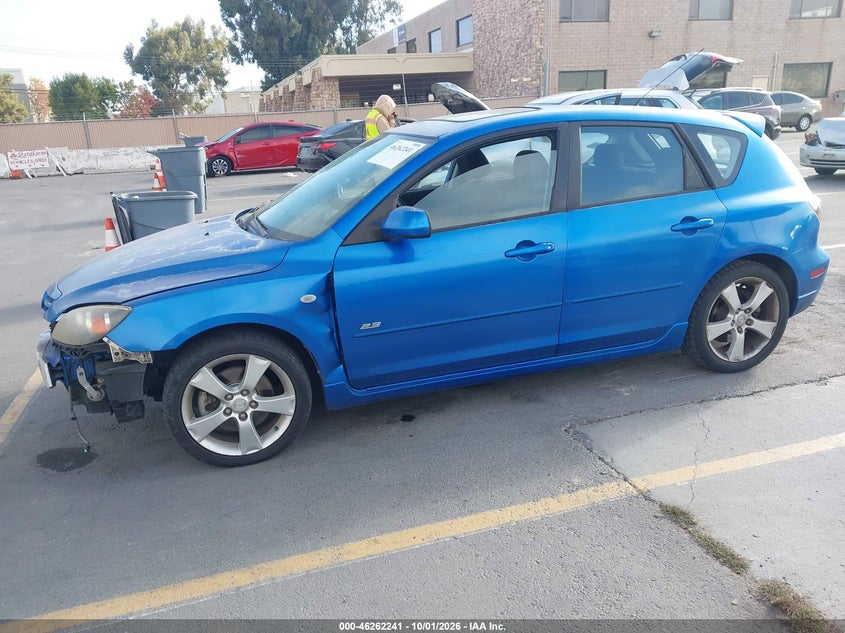 2004 Mazda Mazda3 S, Левый бок, IAAI, VIN JM1BK143341147720 — фото 2