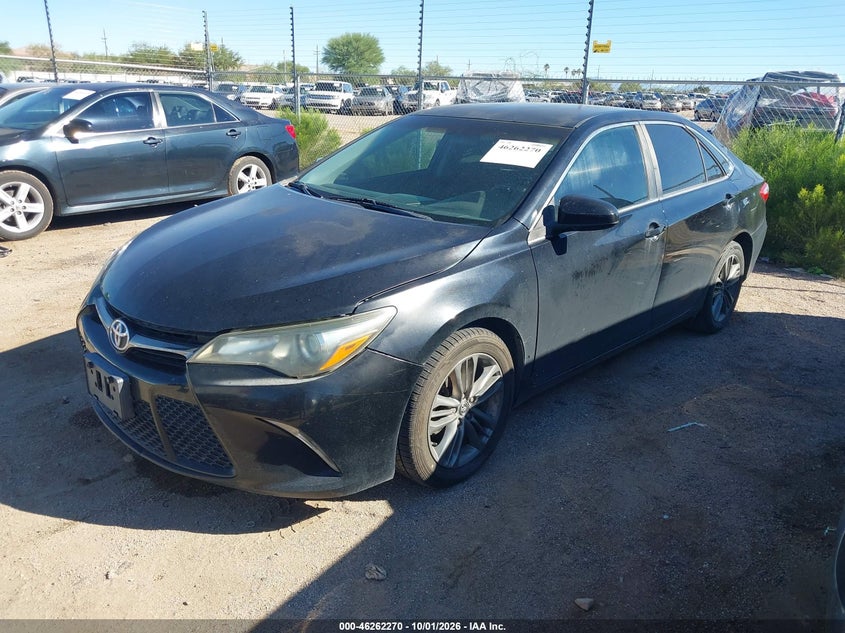 Vin: 4t1bf1fk1fu984116, lot: 46762339, toyota camry se 20152