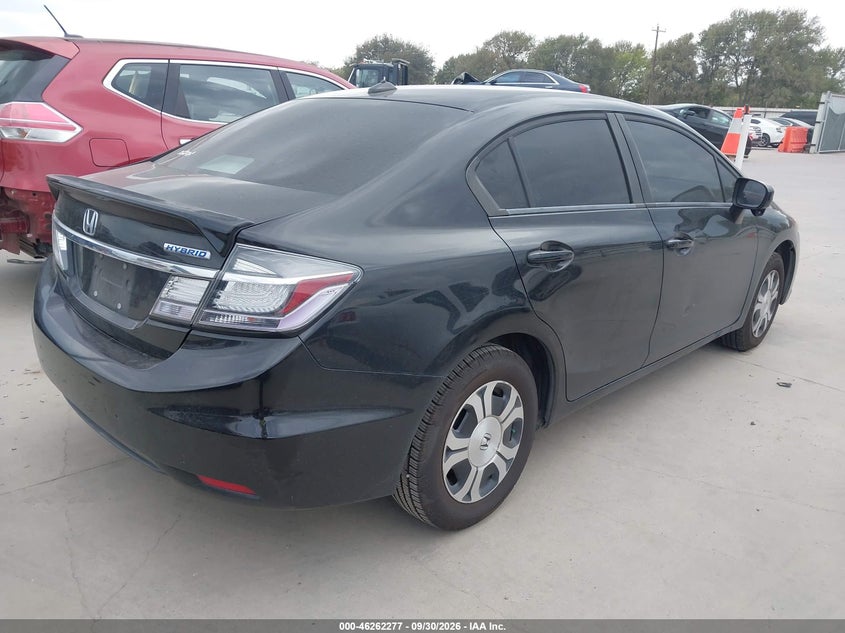 HONDA CIVIC HYBRID 2014 VIN 19XFB4F30EE200372