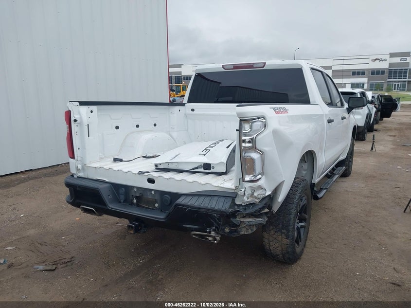 Vin: 3gcpycef4lg411830, lot: 46762391, chevrolet silverado 1500 4wd  short bed custom trail boss 20204