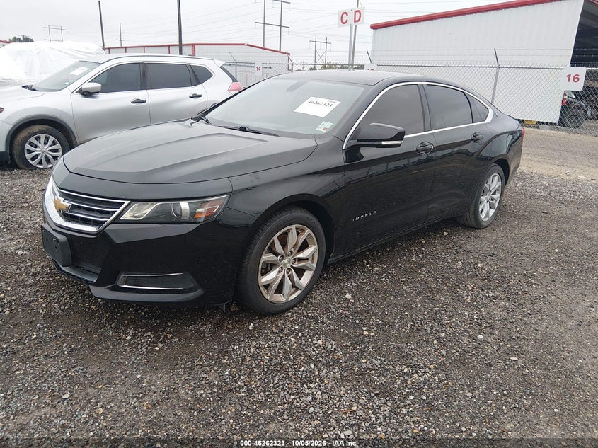 Vin: 2g1115s31g9193192, lot: 46762392, chevrolet impala 2lt 20162