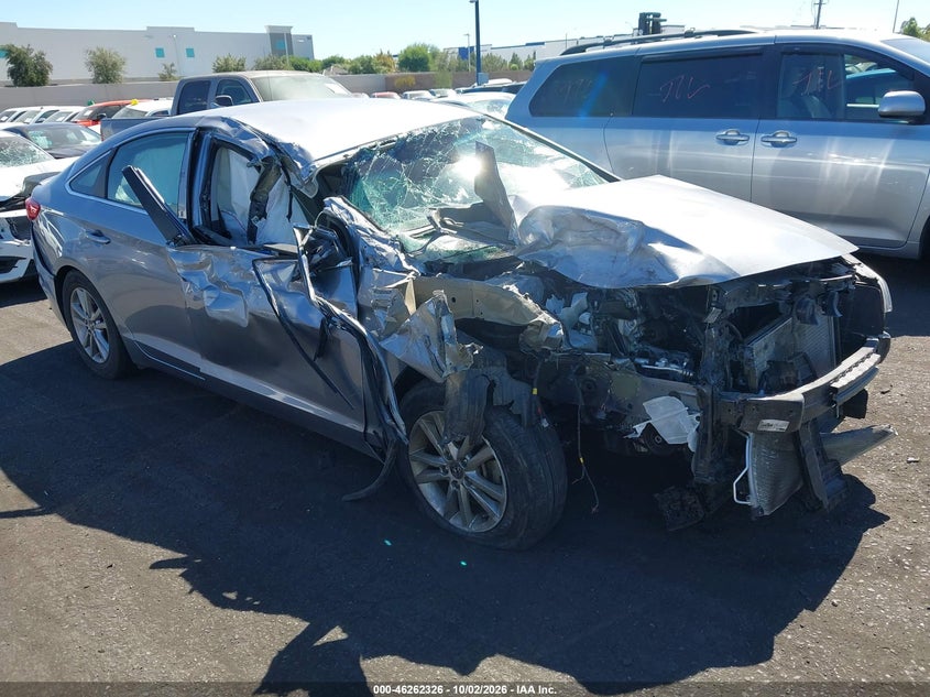 Vin: 5npe24af2hh483824, lot: 46762395, hyundai sonata se 20171
