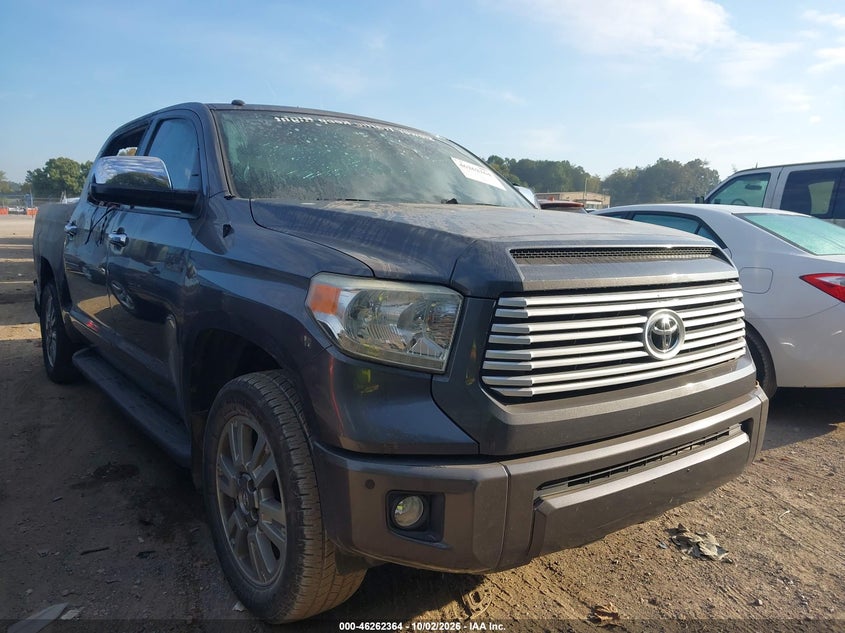 Vin: 5tfgy5f16ex148138, lot: 46762433, toyota tundra platinum 5.7l v8 20141