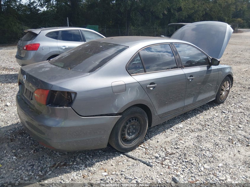 Vin: 3vw2k7aj6bm095311, lot: 46762439, volkswagen jetta 2.0l s 20114