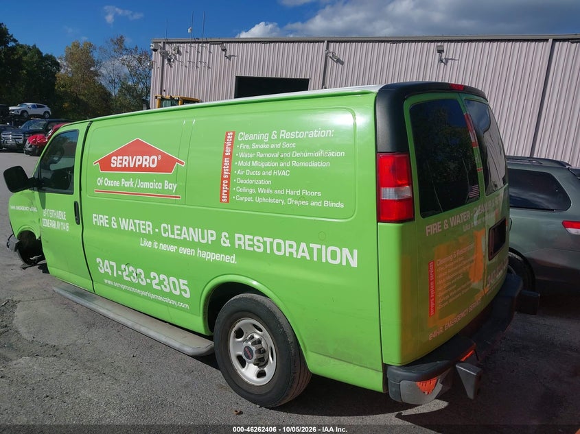 Vin: 1gtw7aff4h1914328, lot: 46762475, gmc savana 2500 work van 20173
