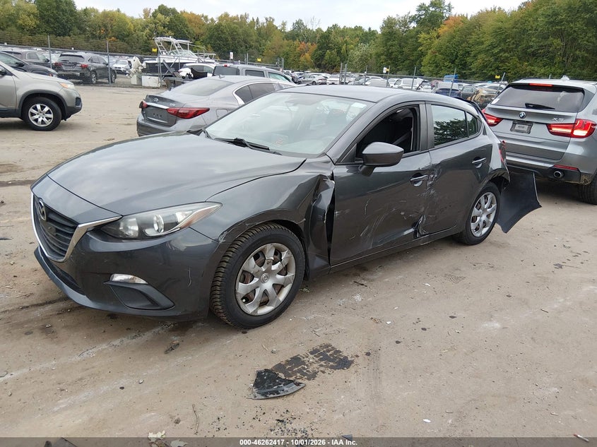 2015 Mazda Mazda3 I Sport, Rear, IAAI, VIN JM1BM1K76F1271905 — photo 2