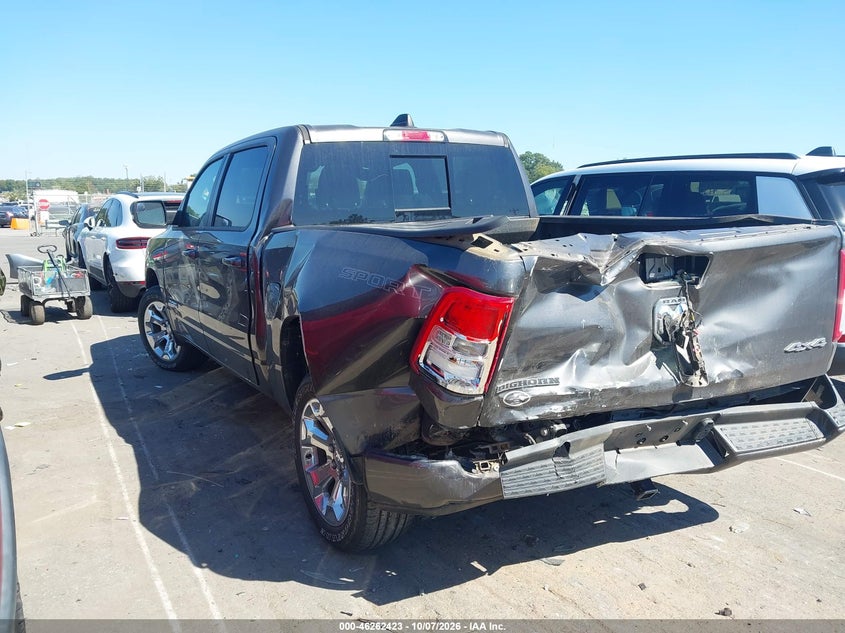 Vin: 1c6rrffg7nn439136, lot: 46762492, ram 1500 big horn  4x4 5'7 box 20223