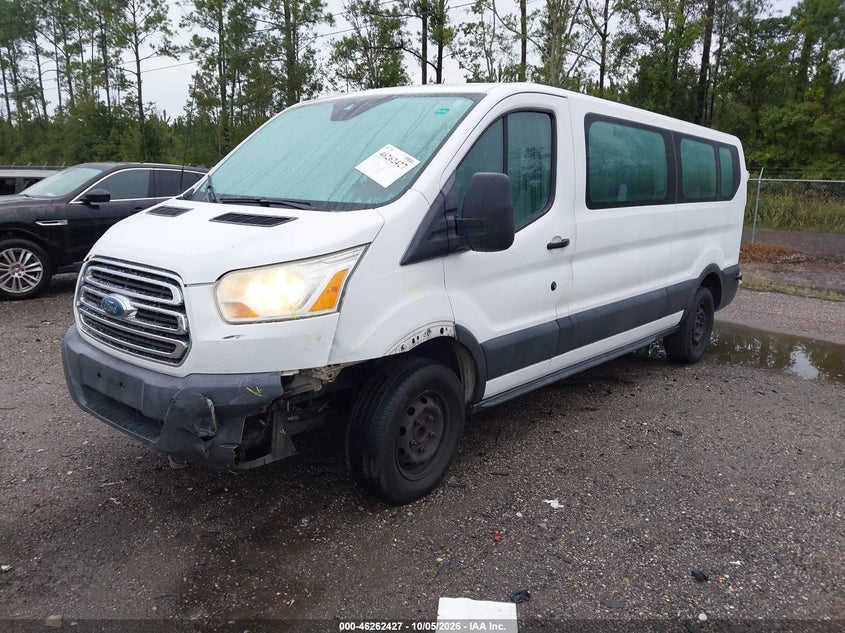 Vin: 1fbzx2zm0hka55931, lot: 46762496, ford transit-350 xlt 20172