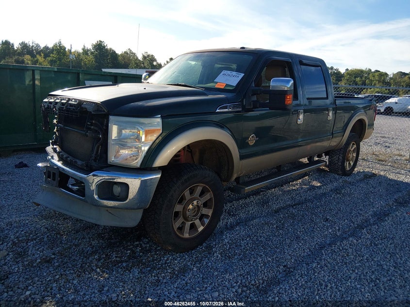 Vin: 1ft7w2bt5cea95694, lot: 46762524, ford f-250 lariat 20122