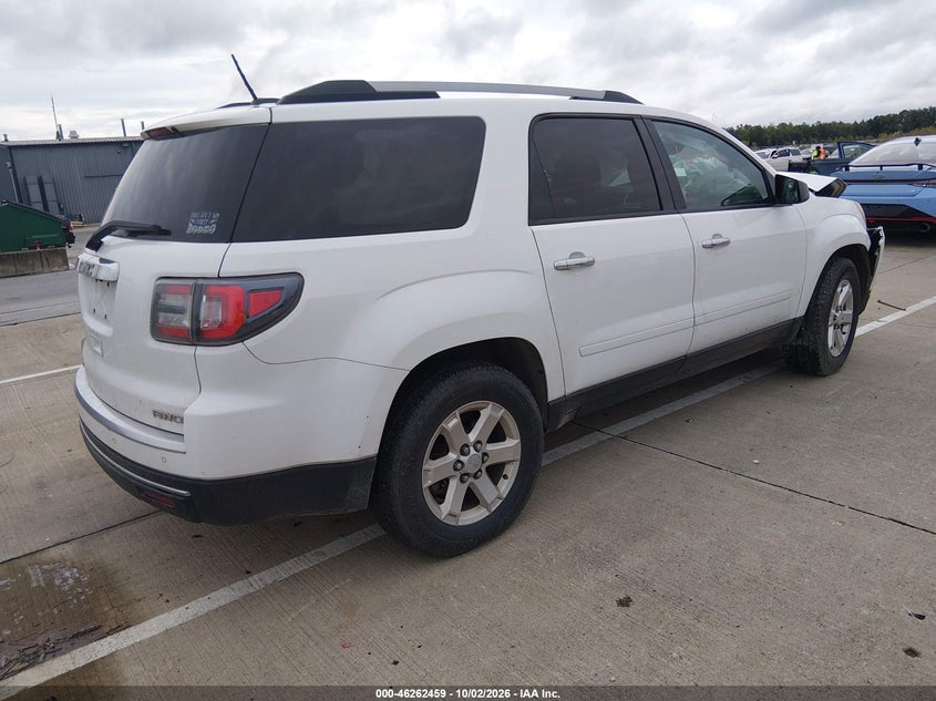 Vin: 1gkkvned4gj309689, lot: 46762528, gmc acadia sle1 20164