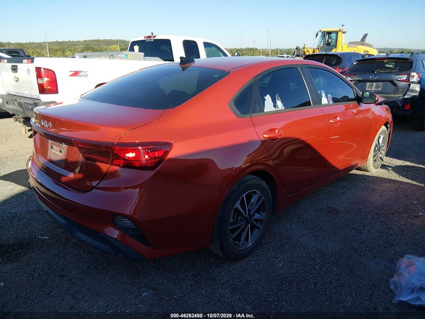 Vin: 3kpf24adxpe580677, lot: 46762557, kia forte lxs 20234