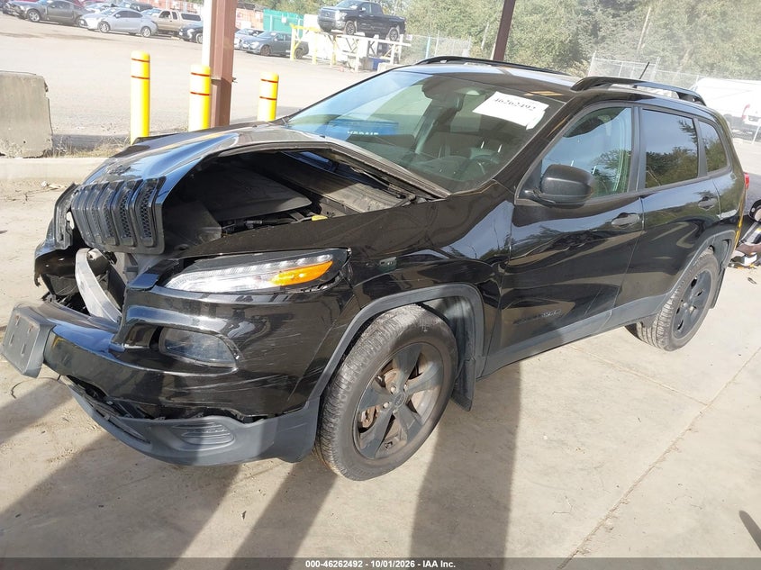 Vin: 1c4pjmas8gw340121, lot: 46762561, jeep cherokee altitude 20162