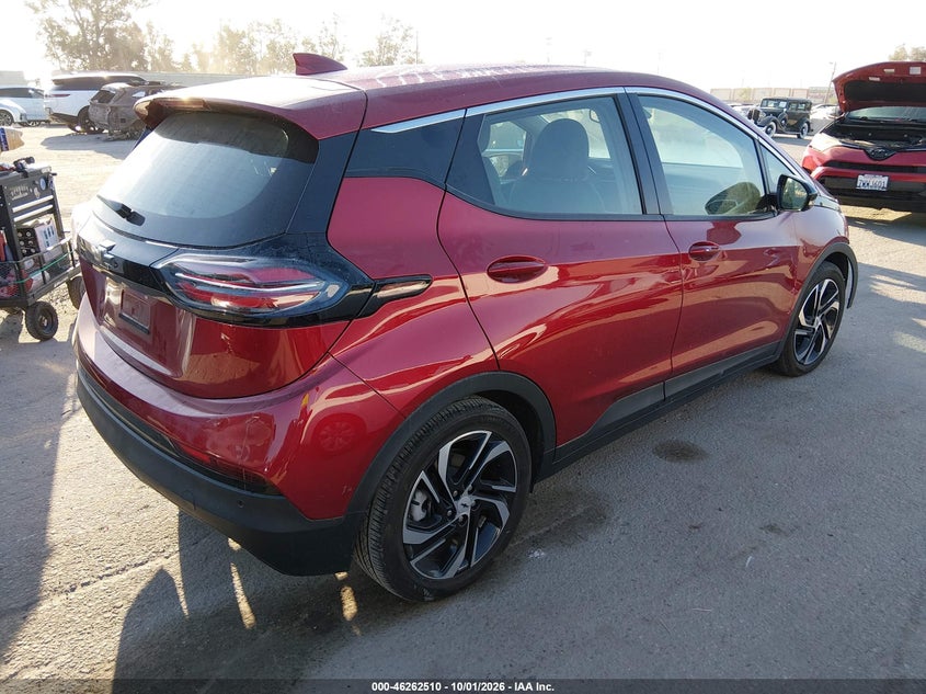 Vin: 1g1fx6s04p4119719, lot: 46762579, chevrolet bolt ev fwd 2lt 20234