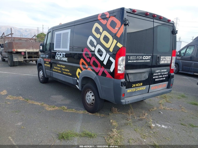 Vin: 3c6trvagxfe519964, lot: 46762680, ram promaster 1500 low roof 20153