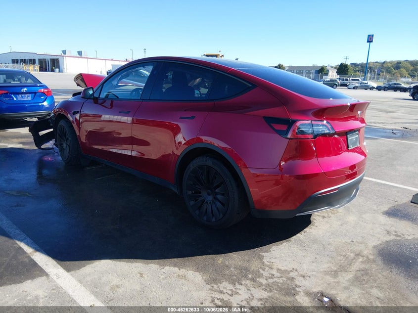 Vin: 7saygaee0sf261497, lot: 46762702, tesla model y long range dual motor all-wheel drive 20253