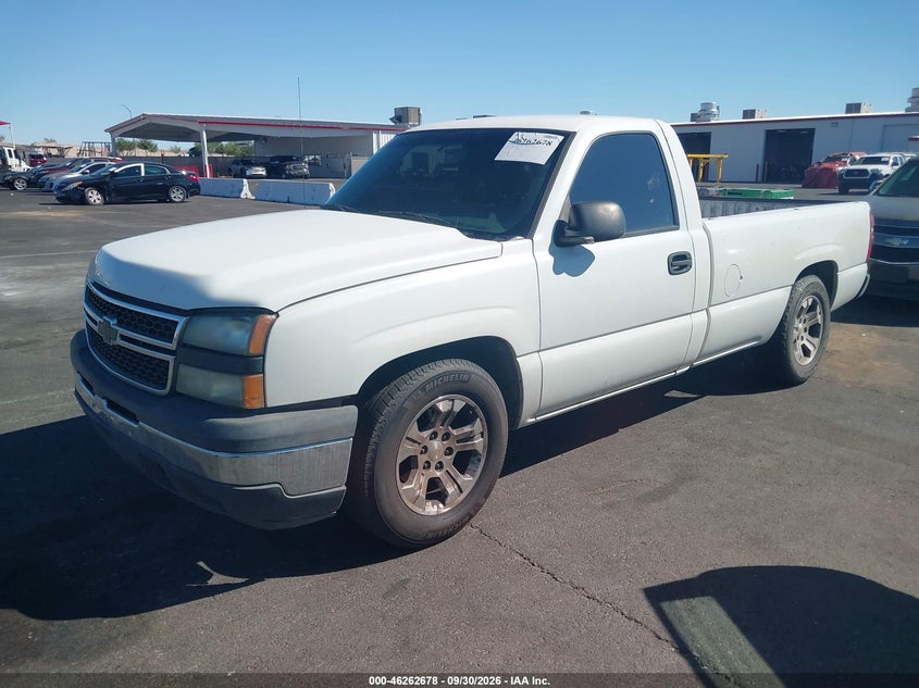 2007 Chevrolet Silverado 1500 Classic Work Truck, Обычный износ, IAAI, VIN 1GCEC14X87Z169103 — фото 2